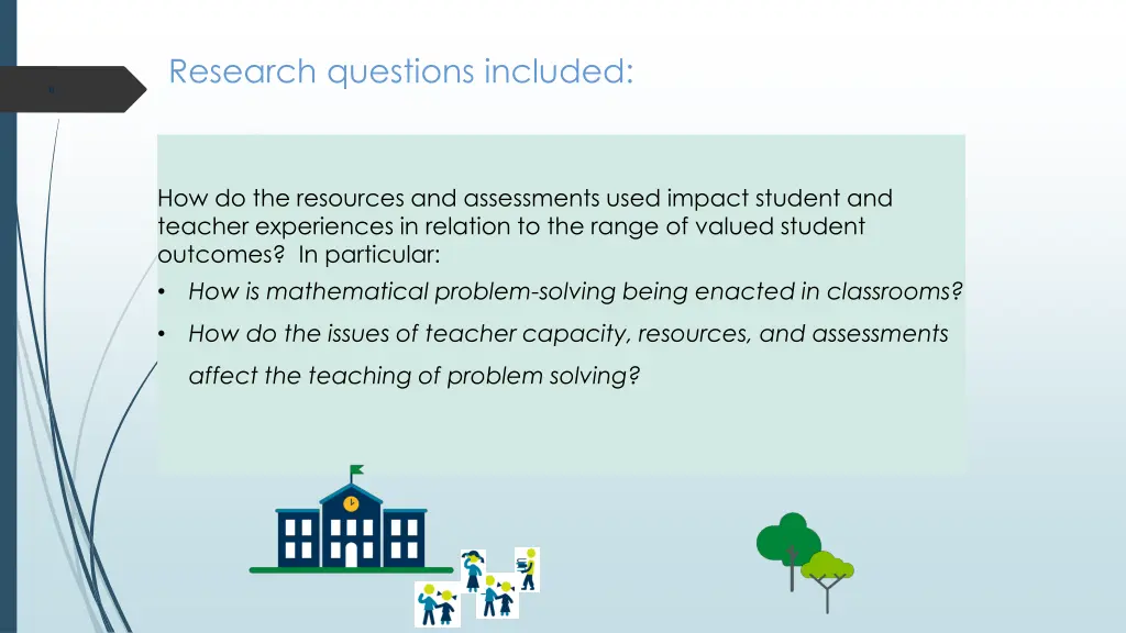 research questions included