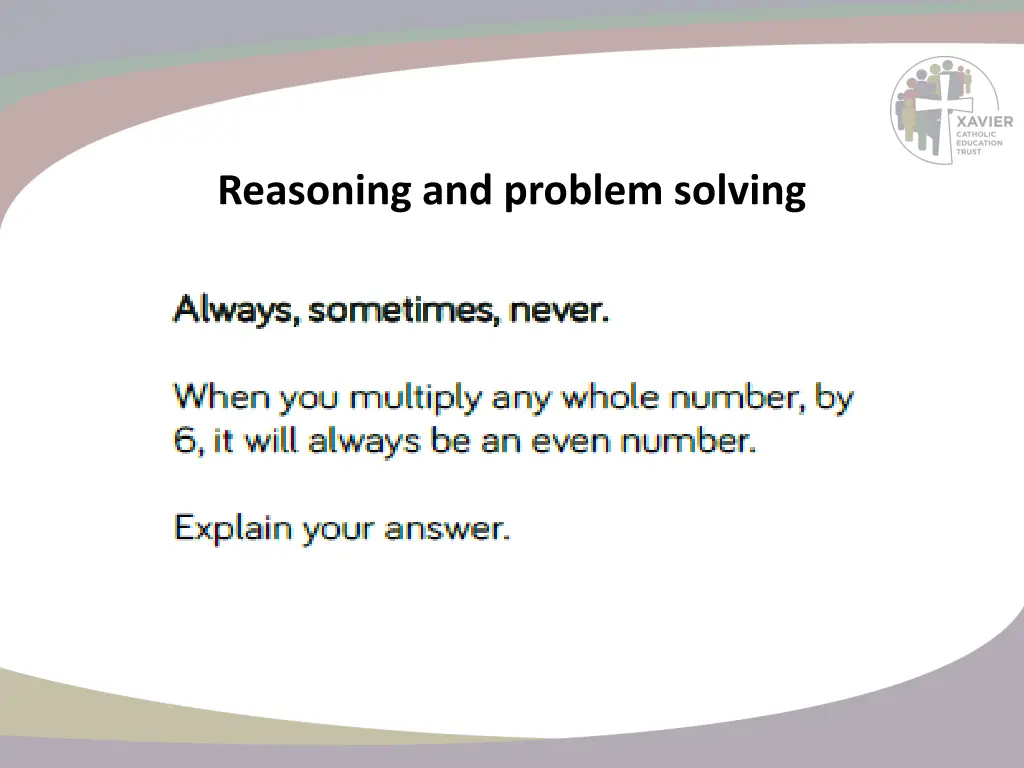 reasoning and problem solving 12