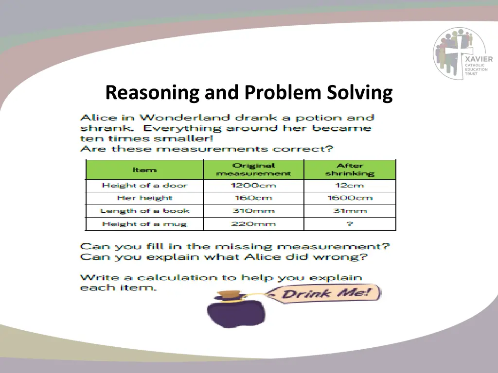 reasoning and problem solving 5