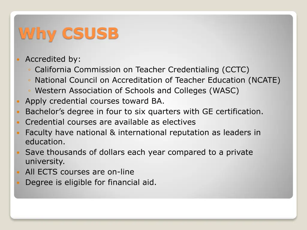 why csusb
