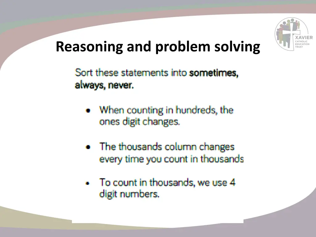 reasoning and problem solving 8
