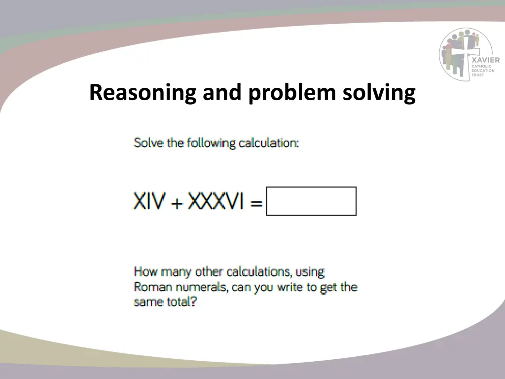 reasoning and problem solving