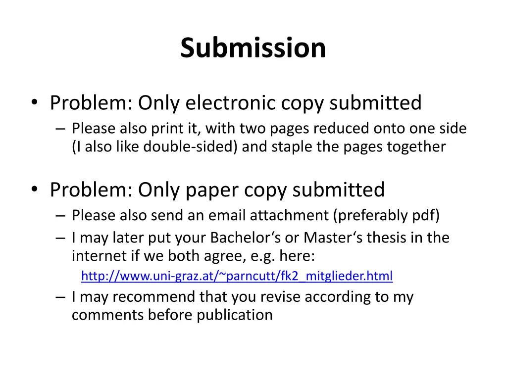 submission
