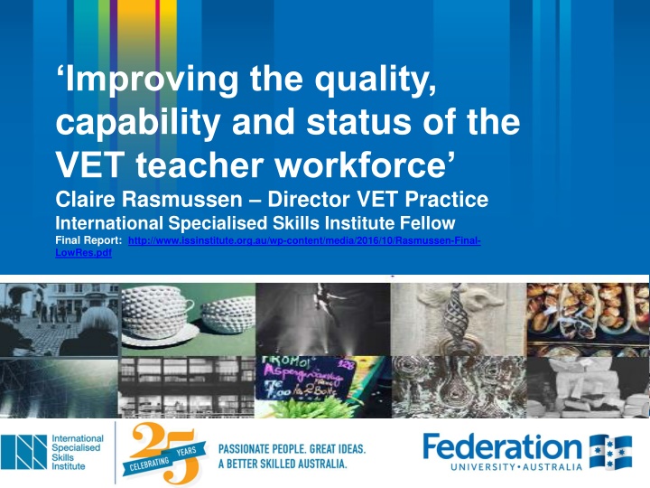 improving the quality capability and status