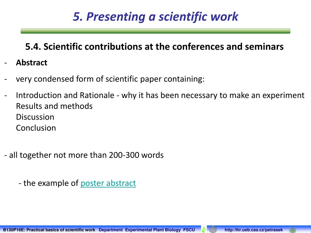 5 presenting a scientific work 12