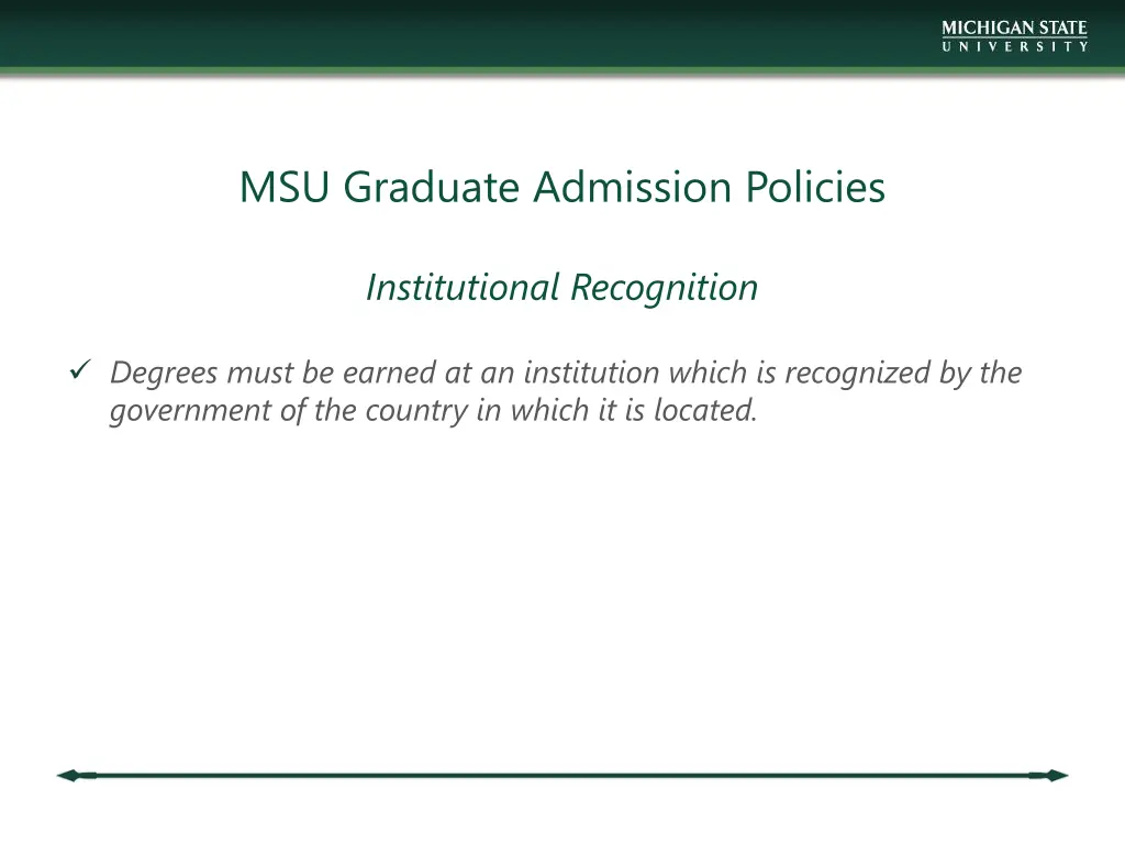 msu graduate admission policies 1