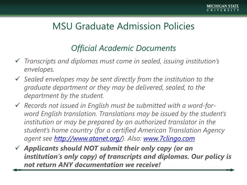 msu graduate admission policies 3
