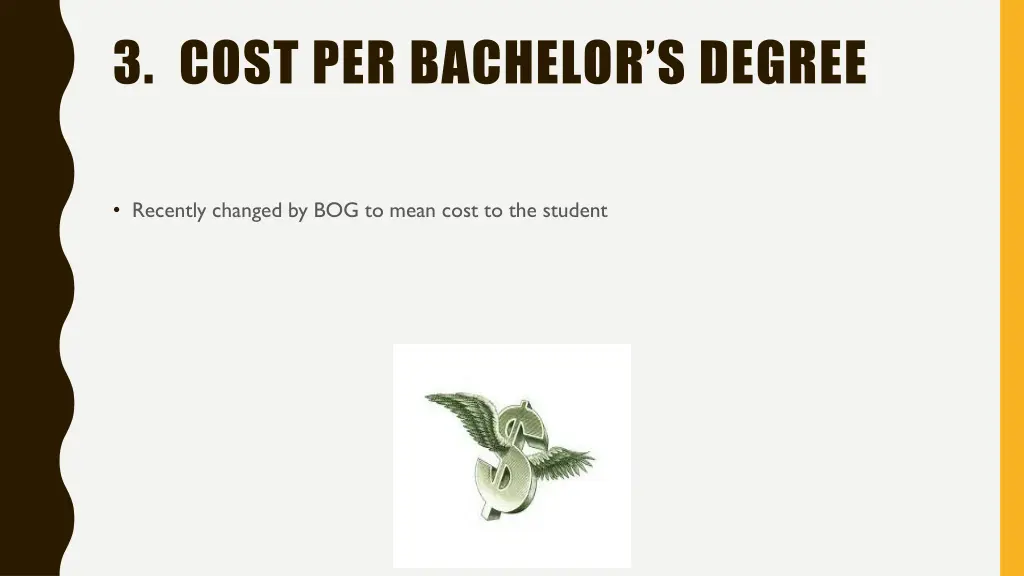 3 cost per bachelor s degree