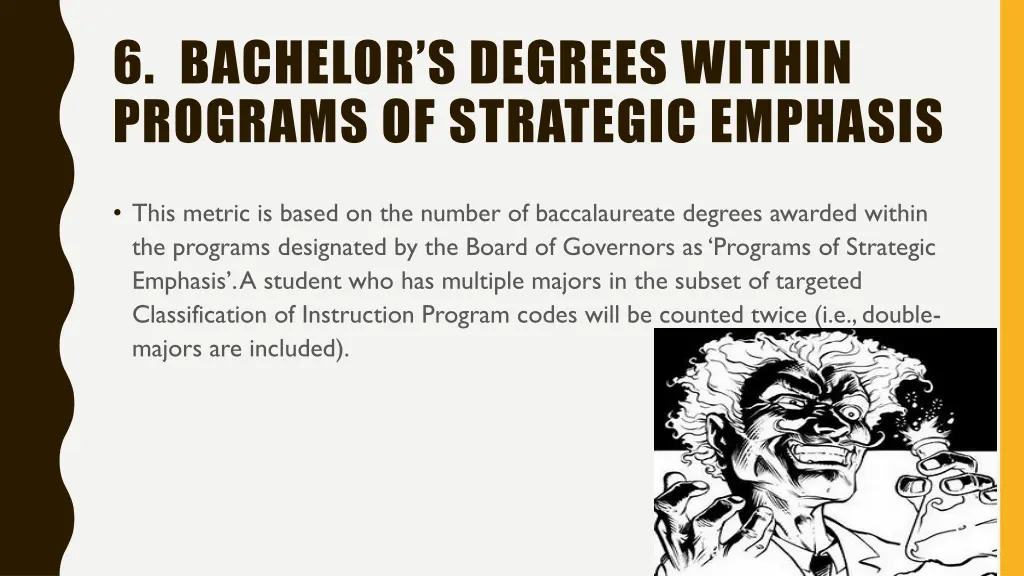 6 bachelor s degrees within programs of strategic