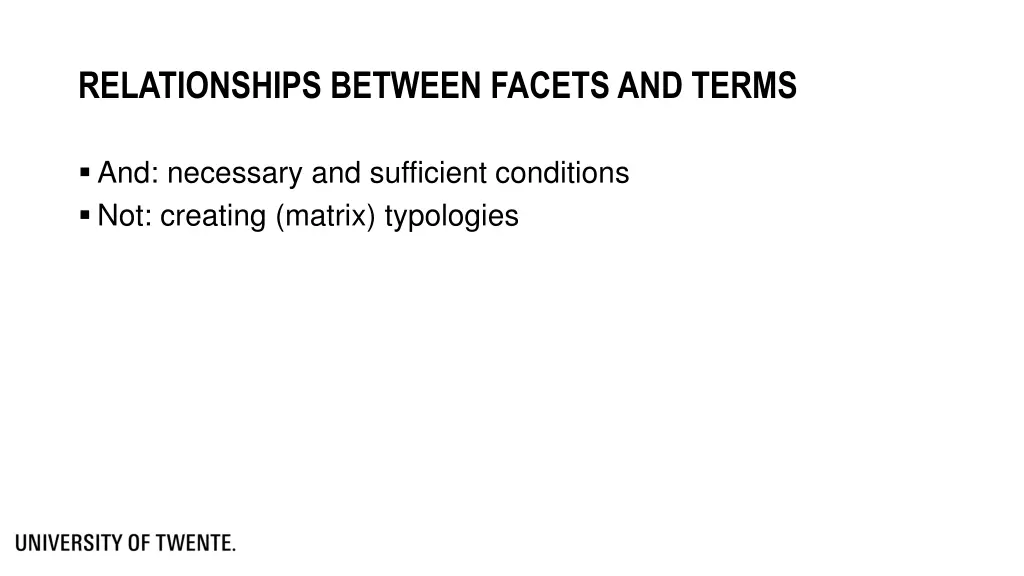 relationships between facets and terms 2