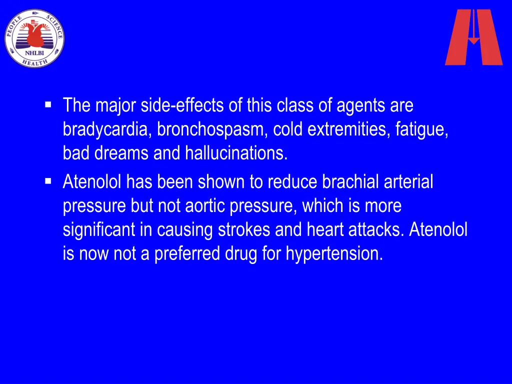 the major side effects of this class of agents