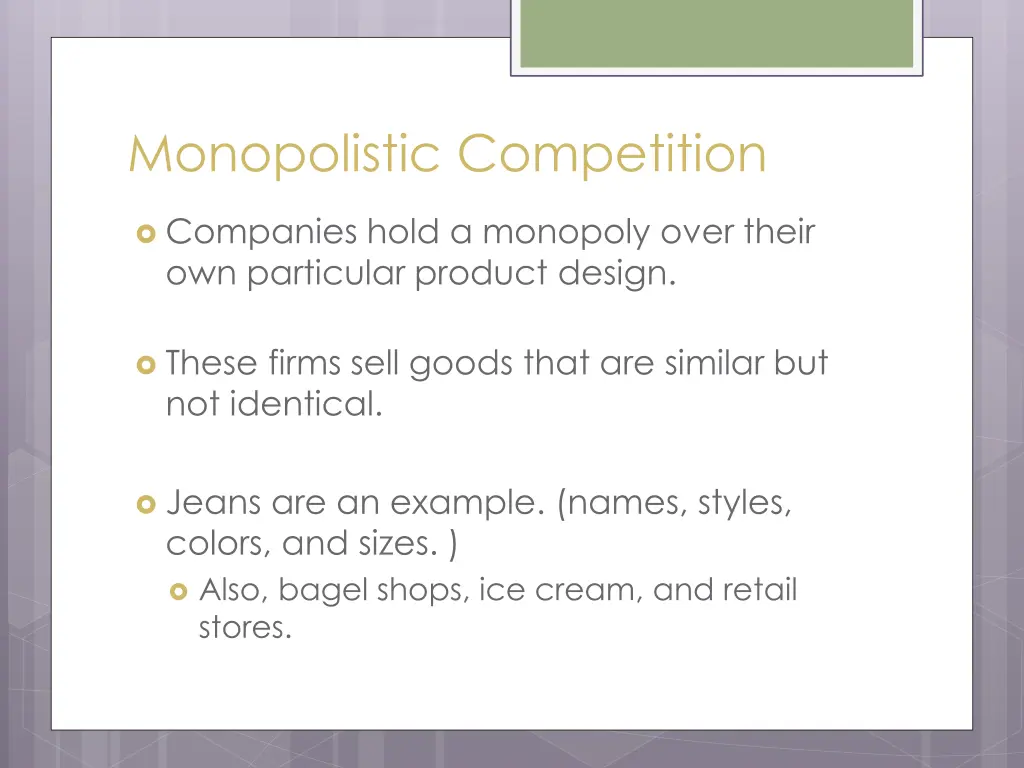 monopolistic competition 1