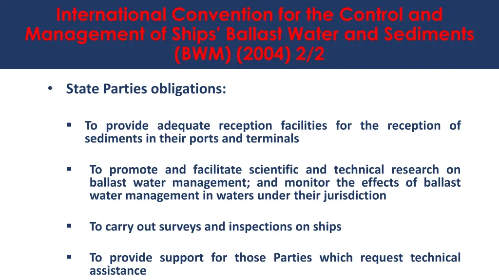international convention for the control 1