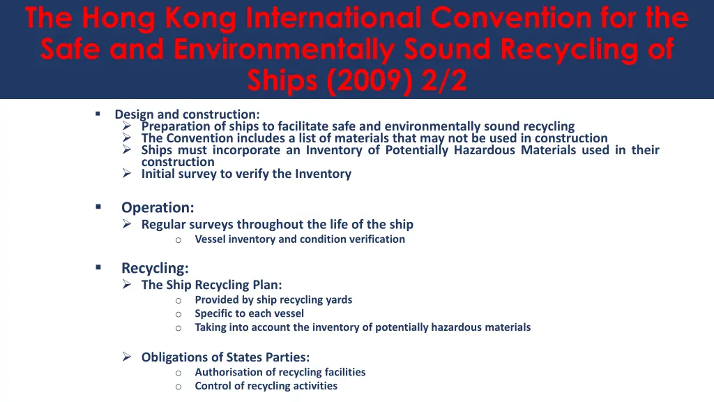the hong kong international convention 1