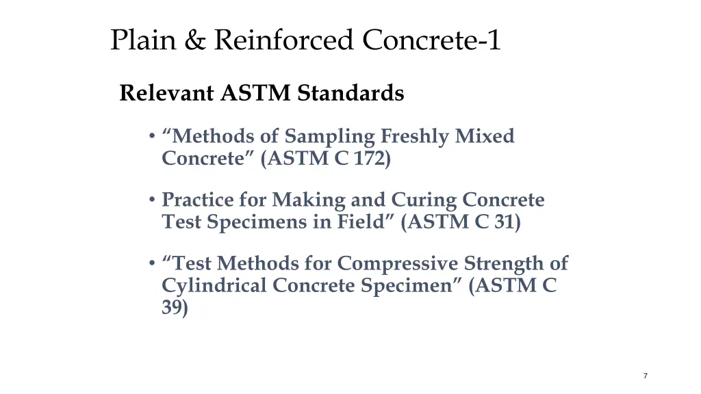 plain reinforced concrete 1 5