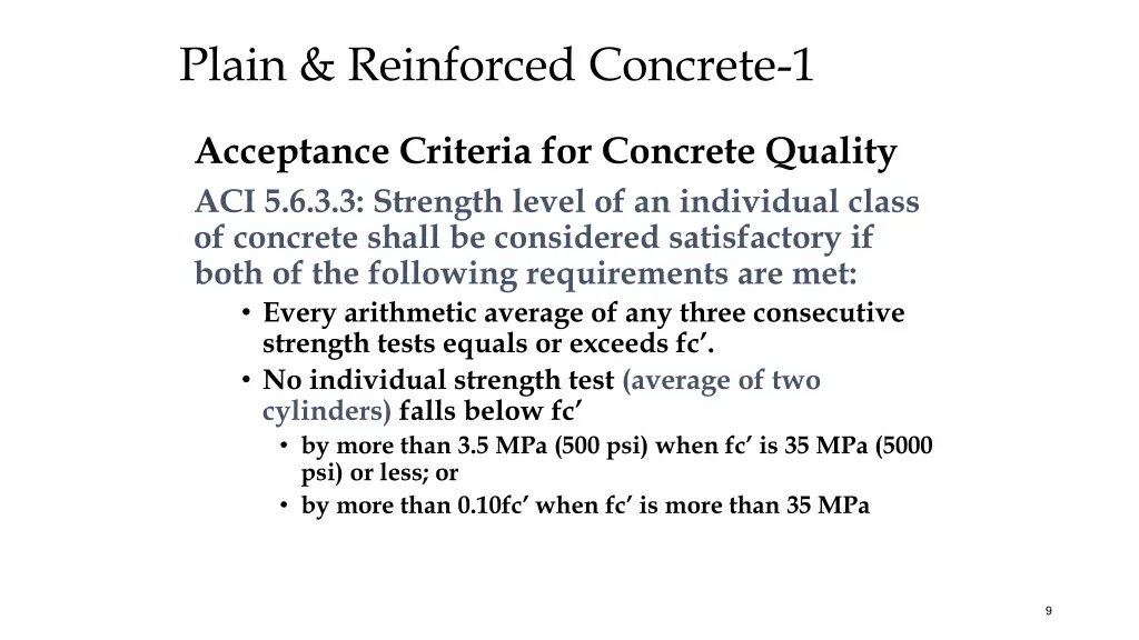 plain reinforced concrete 1 7