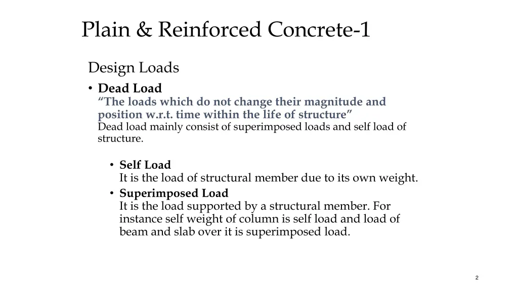 plain reinforced concrete 1