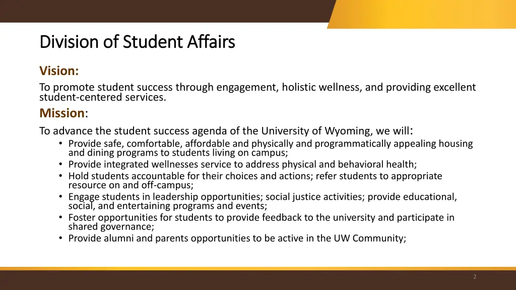 division of student affairs division of student