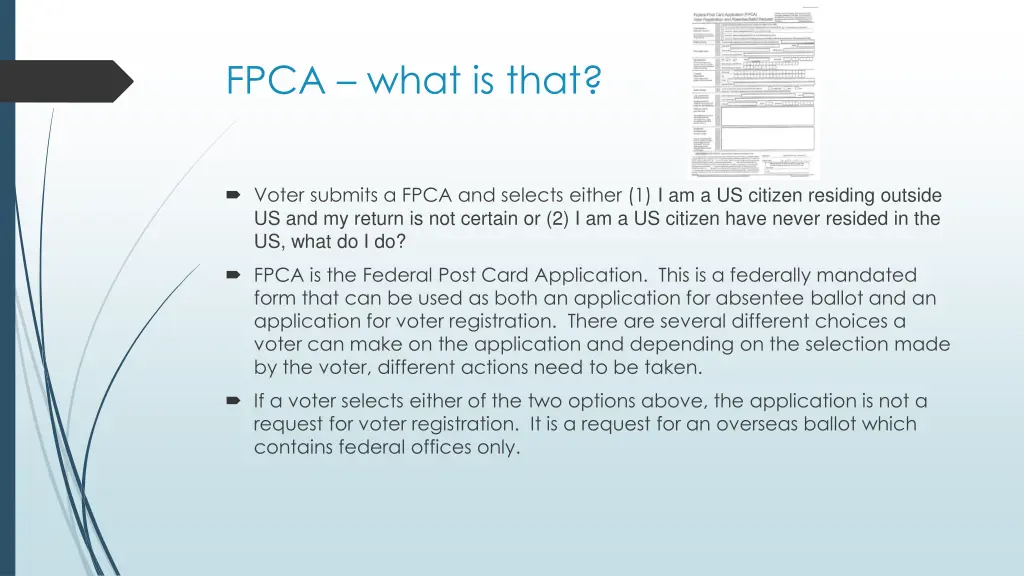 fpca what is that