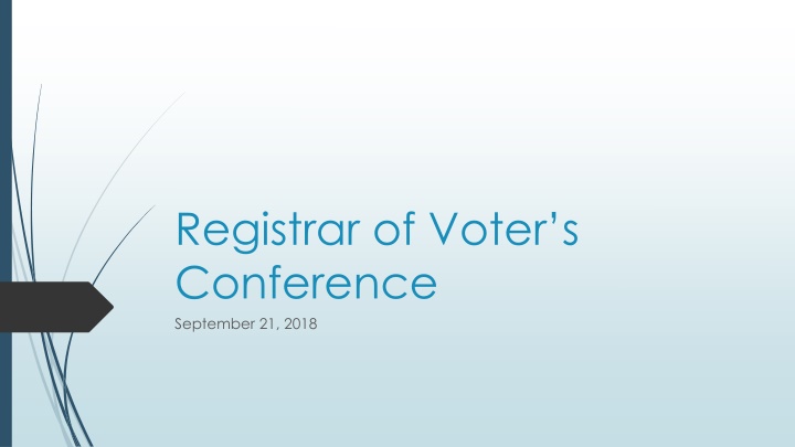registrar of voter s conference september 21 2018