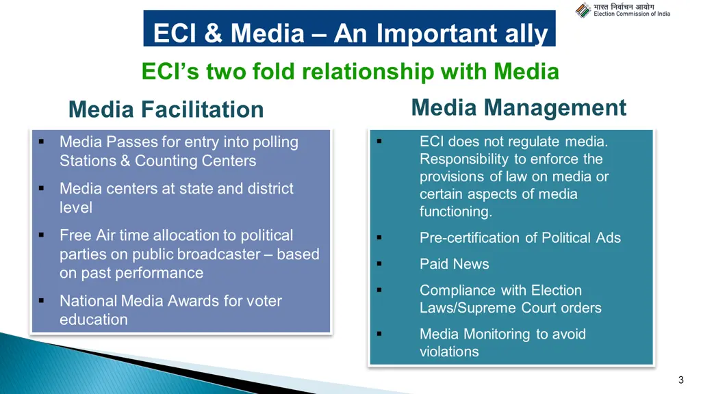 eci media an important ally eci s two fold