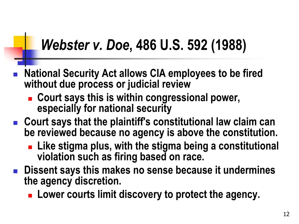 webster v doe 486 u s 592 1988