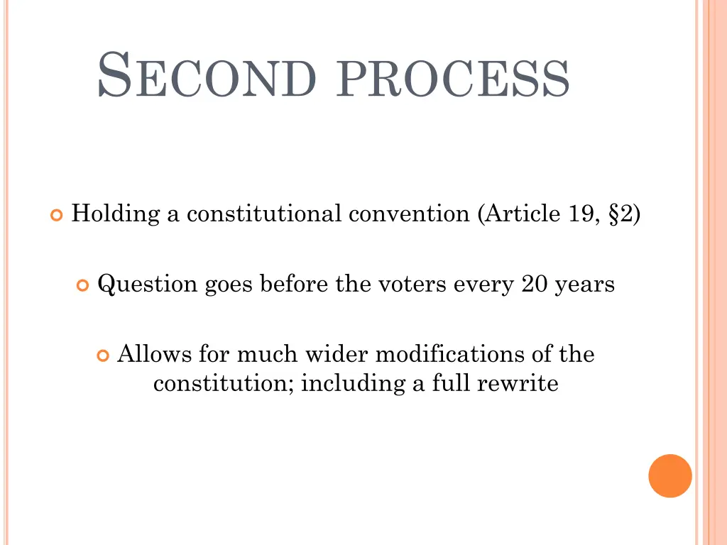 s econd process