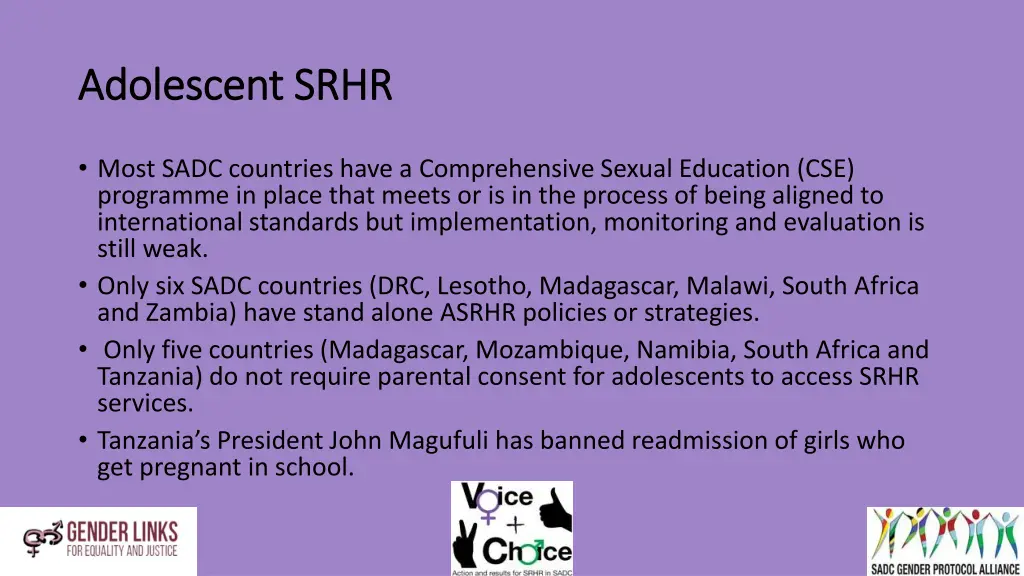 adolescent srhr adolescent srhr
