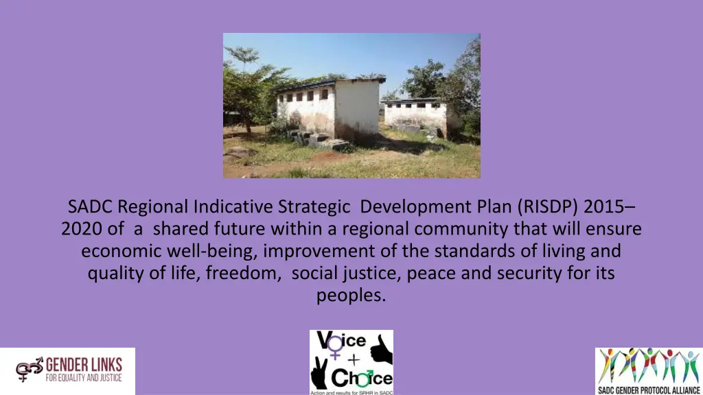 female and male latrines at a secondary school