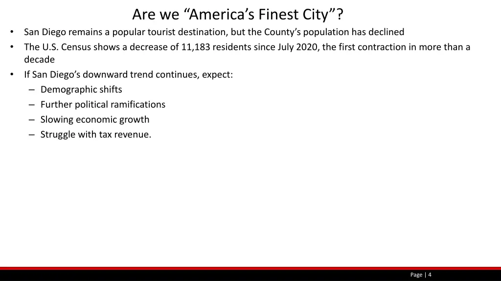 are we america s finest city