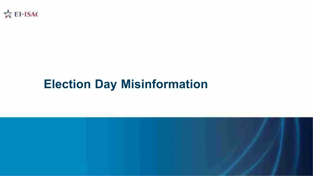 election day misinformation