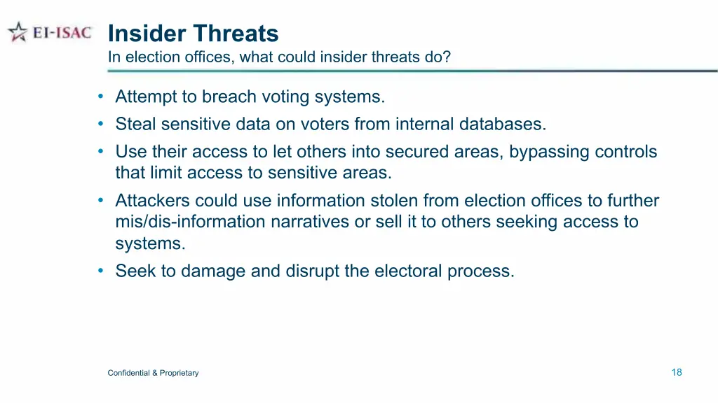 insider threats in election offices what could