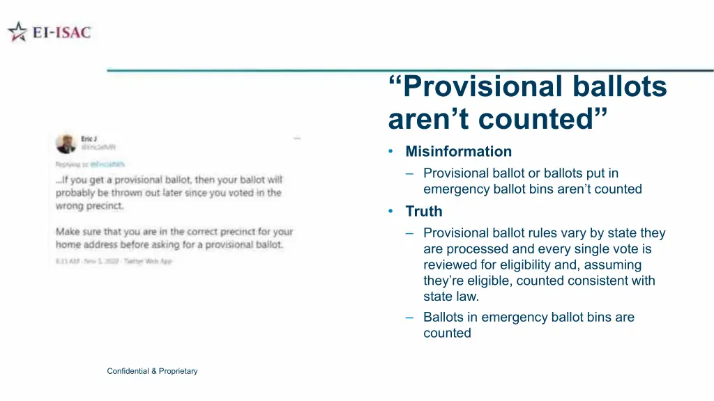 provisional ballots aren t counted misinformation