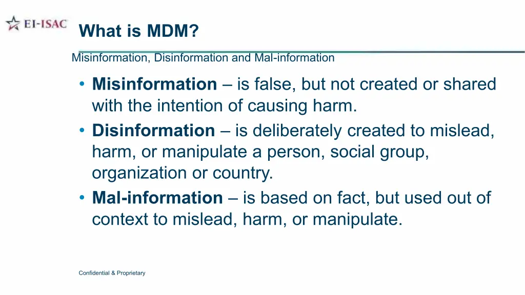 what is mdm