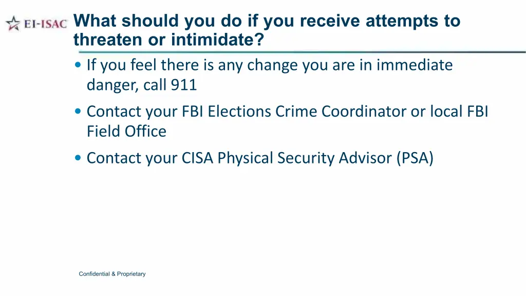 what should you do if you receive attempts