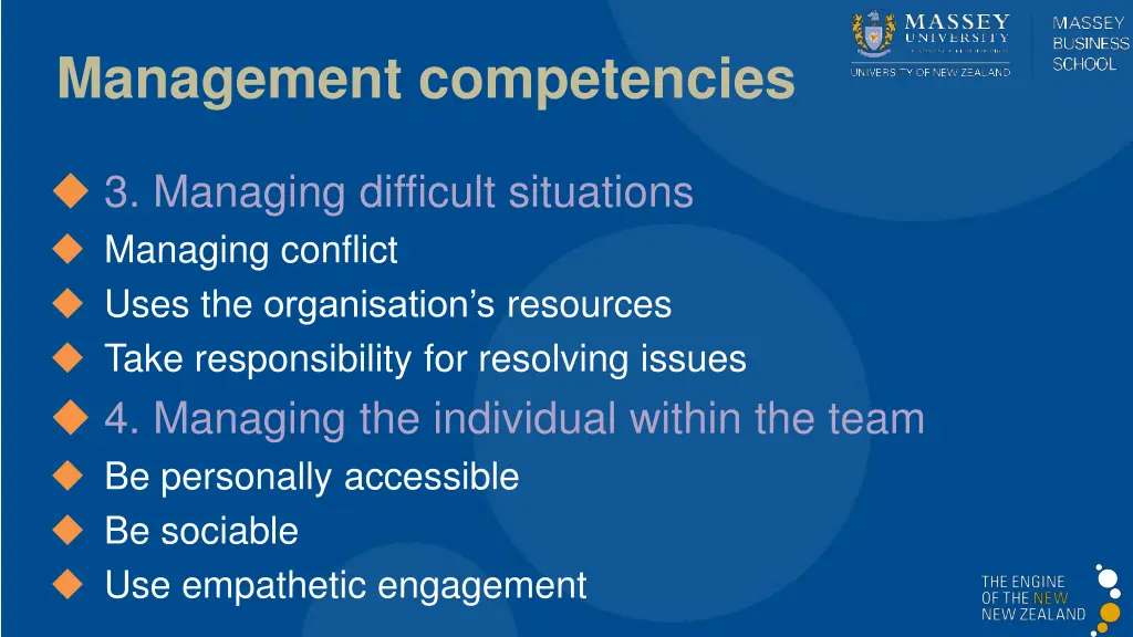 management competencies 1