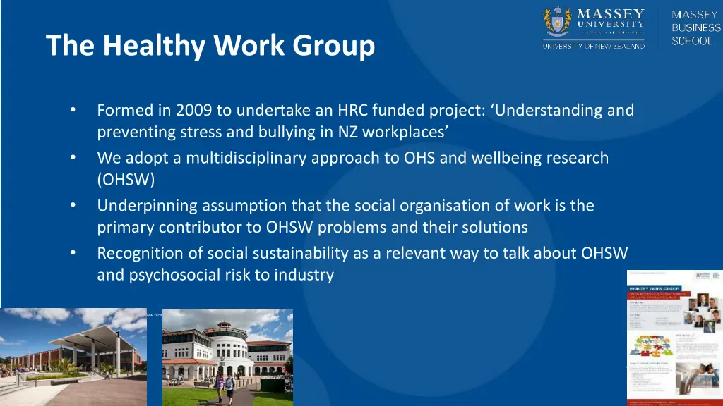 the healthy work group