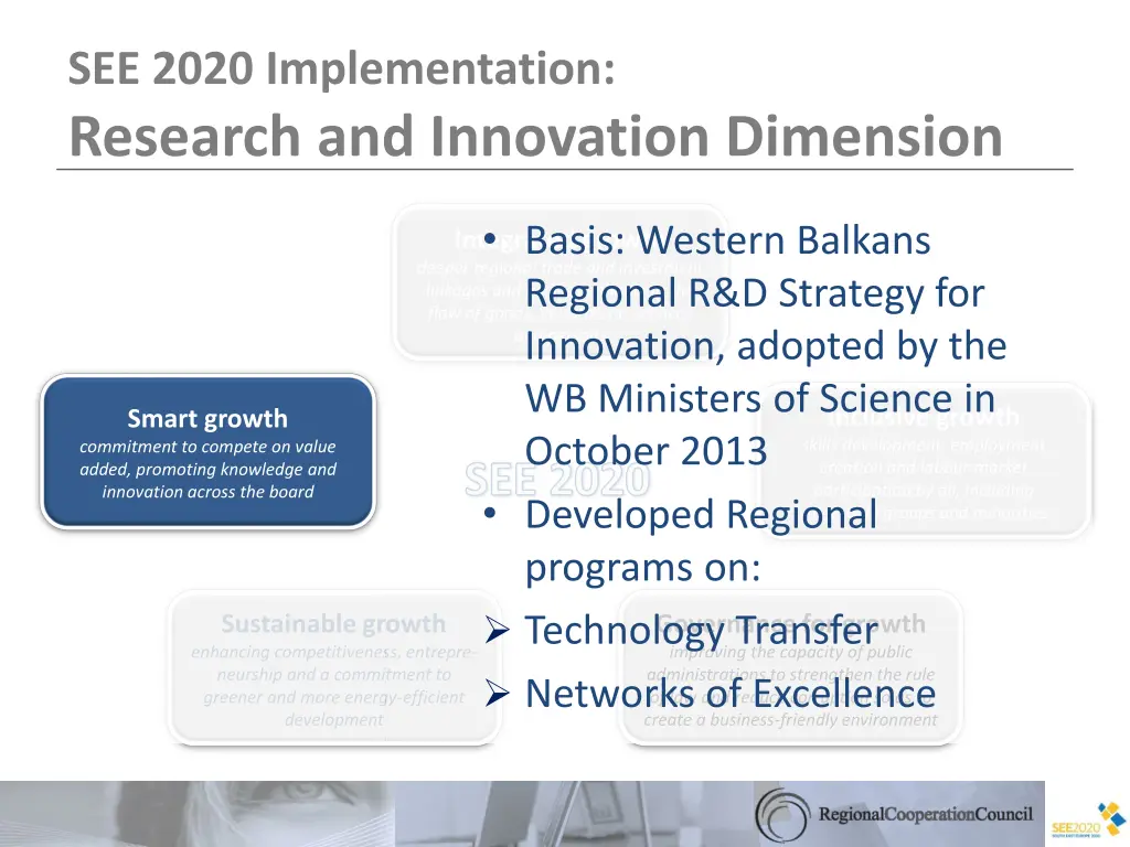 see 2020 implementation research and innovation