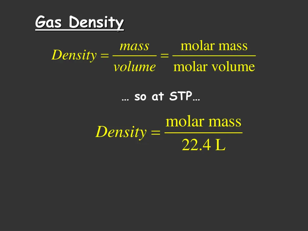 gas density