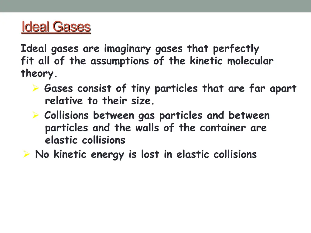 ideal gases