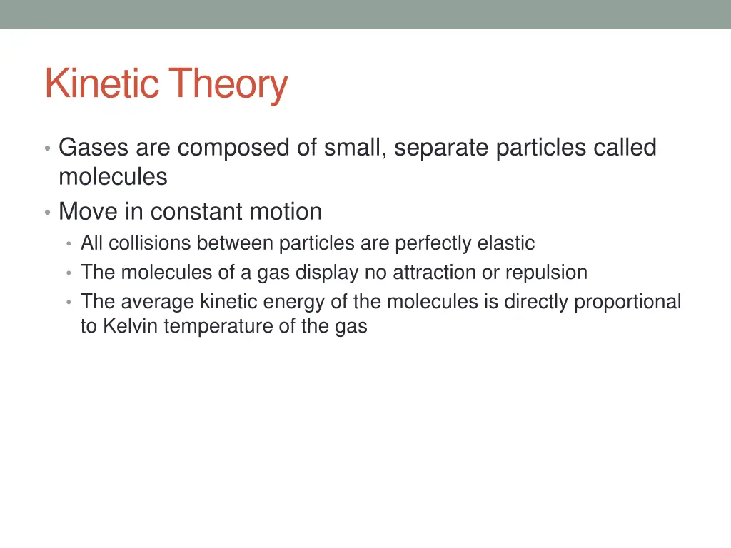 kinetic theory