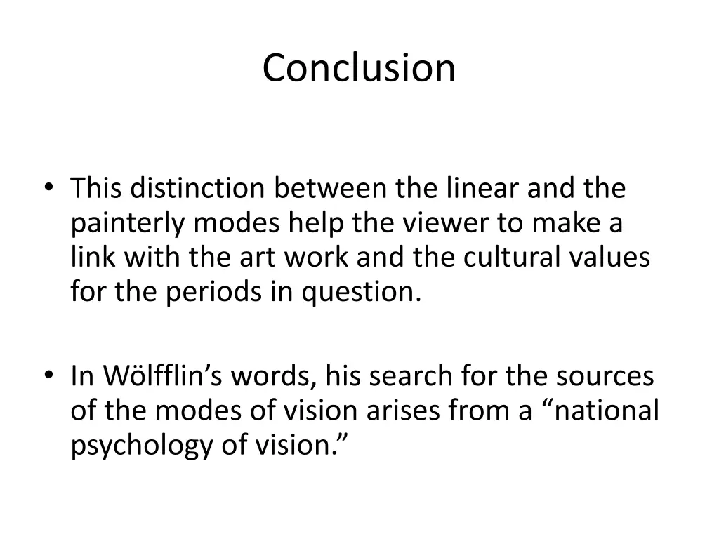 conclusion