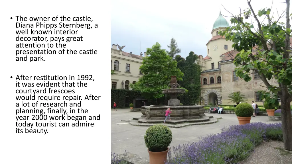 the owner of the castle diana phipps sternberg