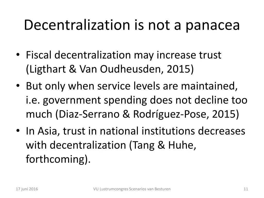 decentralization is not a panacea
