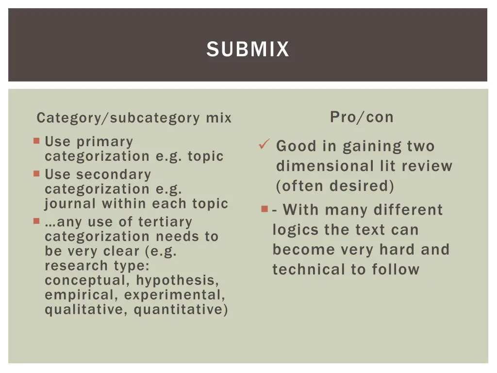submix