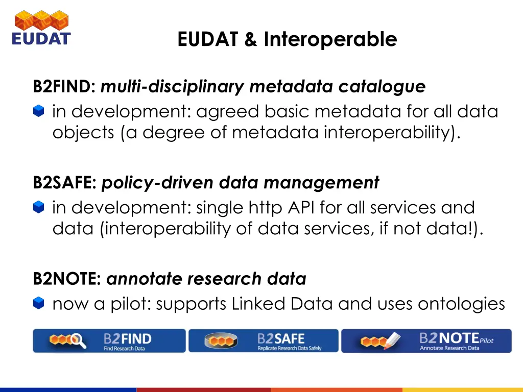 eudat interoperable