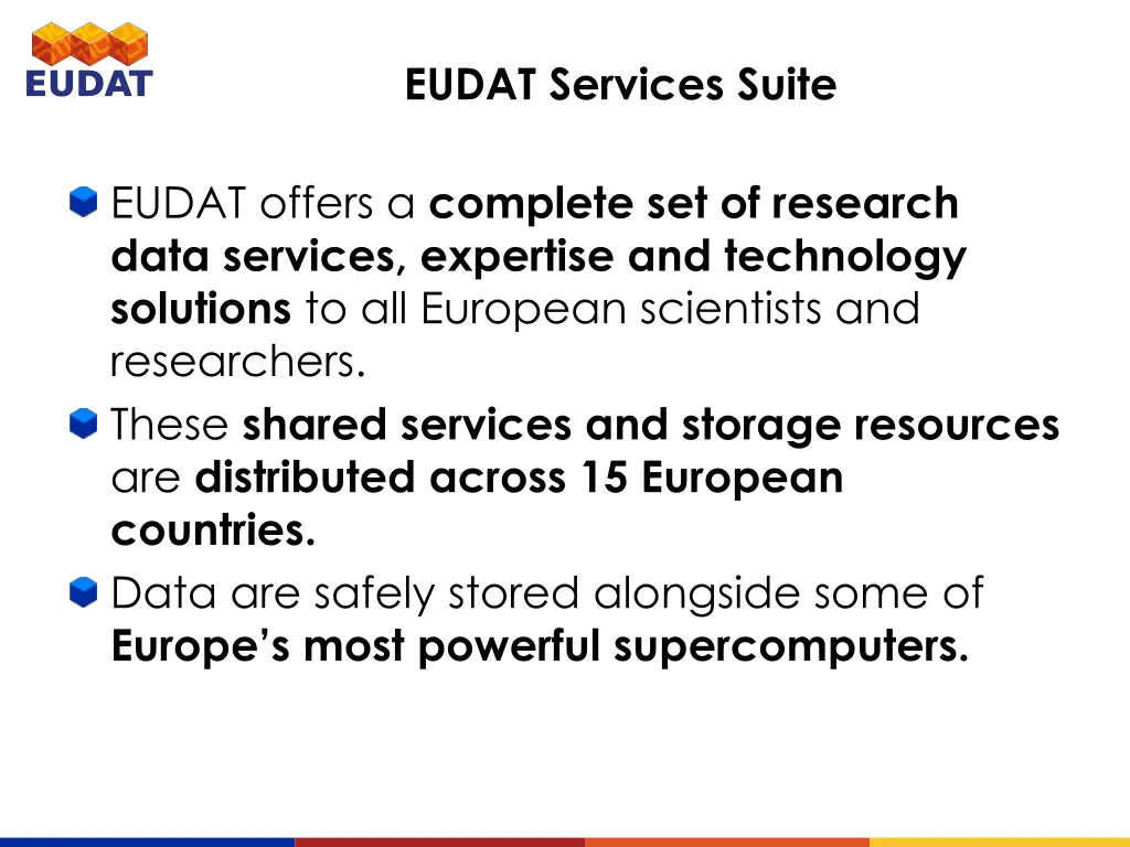 eudat services suite