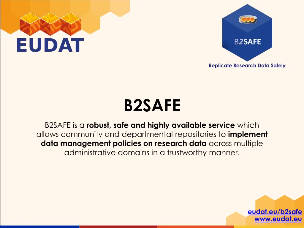 replicate research data safely