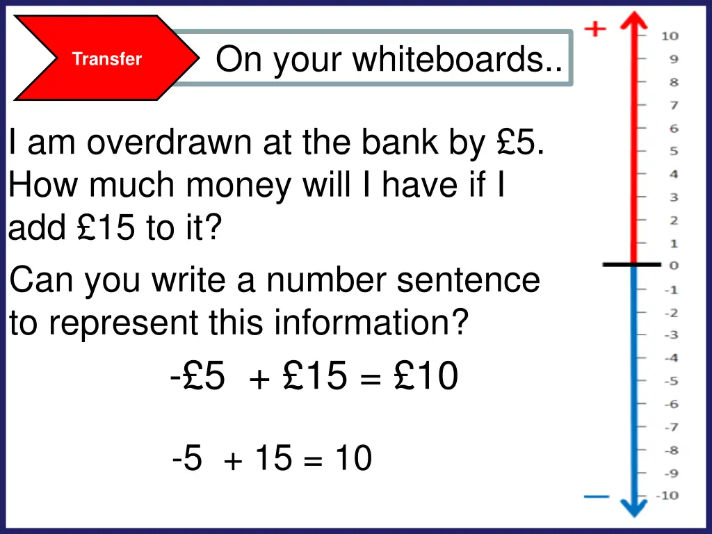 on your whiteboards 5