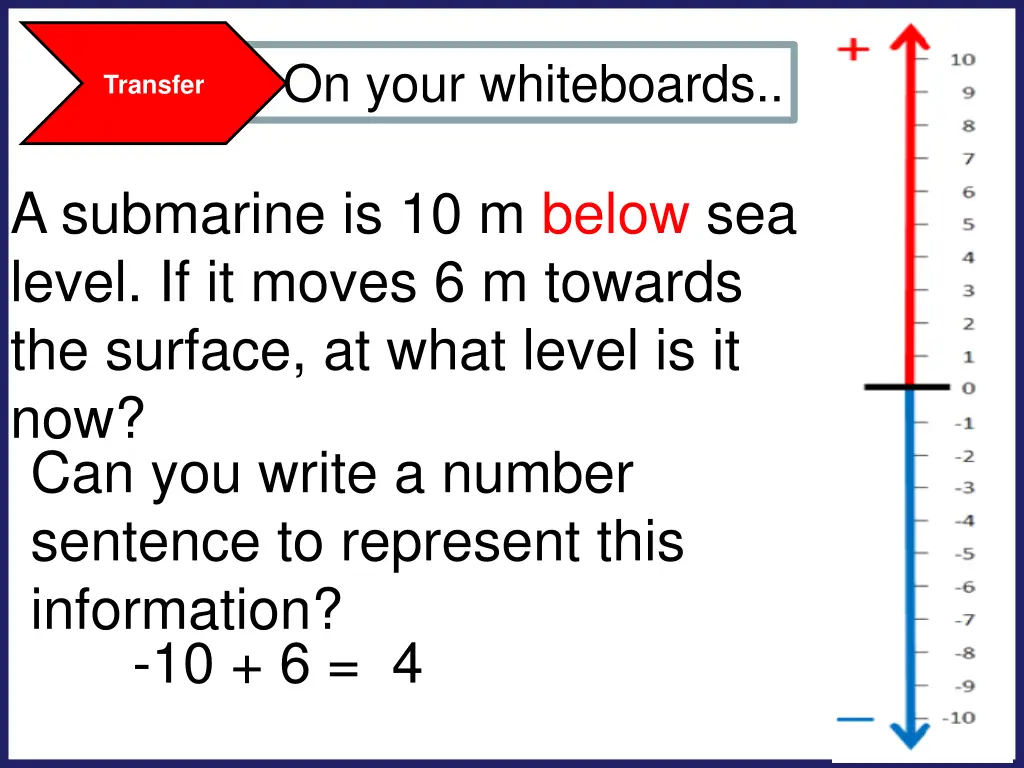 on your whiteboards 6